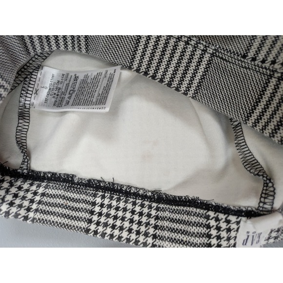 Gap Kids Pants Girls Large 10 Houndstooth Plaid Preppy Ankle Zip Pockets - Picture 9 of 10